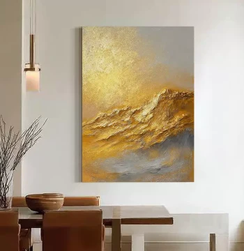 Textured Oil Painting Hand-Painted Modern Light Luxury Wall Decor