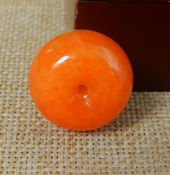 Myanmar Grade A Jadeite Rough Stone Clear Material, Ice-Glutinous Species Red Jade with Clever Color, Peace Buckle Pendant V1199