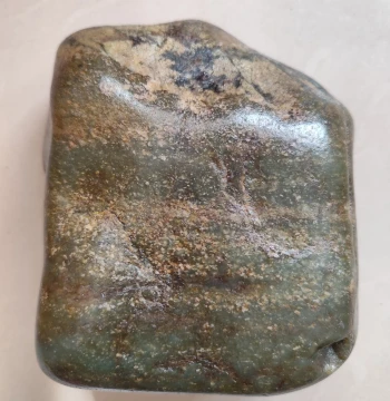 Hetian Jade Green Jade Seed Material Raw Stone 4.72kg Xinjiang Hetian Jade Natural Jade Stone