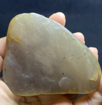 Xinjiang Natural Jade Gobi Desert Golden Silk Jade Gemstone Light Frozen Light Material Surface Rough Stone