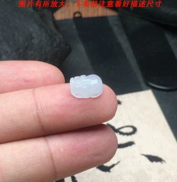 Ice Sticky Species Old Pit Grade A Jadeite Mini Pixiu Pendant Front and Back Hole Through Hole DIY Piqiu Necklace Drop