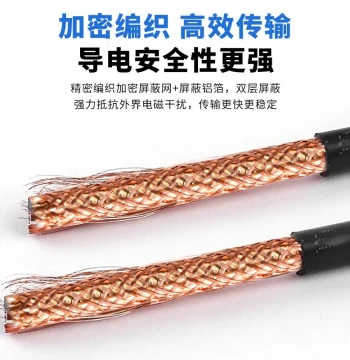 Fast Shipping National Standard Twisted Shielded Cable RVVSP 2-Core 4-Core 0.5 0.75 1 1.5mm² Signal Cable RS485 Compatible