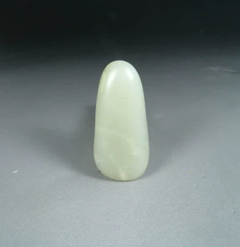 Xinjiang Hetian Jade Seed Material Rough Stone 22g Jade Pendant Natural Irregular Raw Seed Material Green-White Jade Pendant E