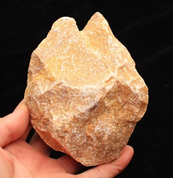 Ruhong One-Item-One-Photo Natural Yellow Quartz Raw Stone Ornament, Large Rough Ore, Aventurine Jade Rock