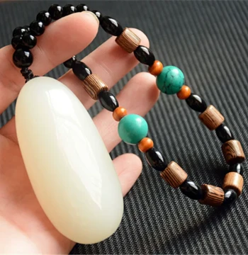 Xinjiang Hetian Jade Hand Piece Pendant Seed Material Mutton Fat White Jade Raw Stone Hand Play Piece White Jade Raw Stone Play Piece Waist Hang