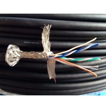 6-Core 24AWG Shielded Cable 0.2mm² Twisted Pair, Outer Diameter 6mm, Soft Bend-Resistant Oil-Resistant Freeze-Resistant Encoder Wire