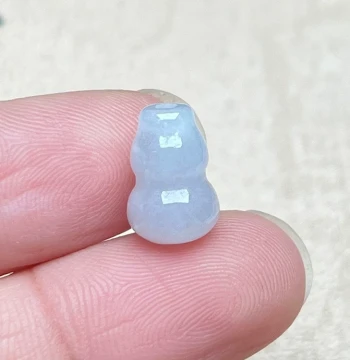 Small Jadeite Gourd: Natural Burmese Grade A Loose Beads, Ice-Moist Bead String for DIY Hand-Woven Bracelets and Accessory Parts