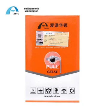 Original iPudun Cat5e Ethernet Cable AP-5E-01, Pudun AP-6-01 Cat6 Ethernet Cable 305 Meters