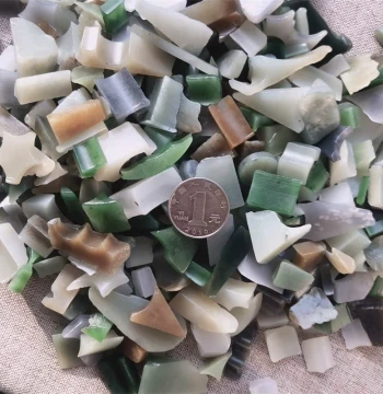 500g Natural Hetian Jade Specimen Practice Material Scraps Offcuts Waste Jade Raw Material White Jade Jasper