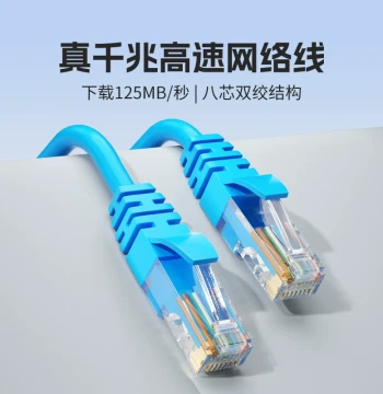 Home Gigabit Cat6 Ethernet Cable – Broadband Router Connection, Outdoor Surveillance Ready