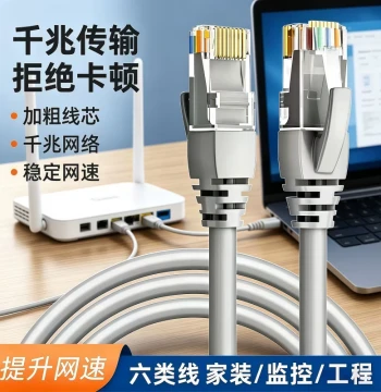 Gigabit Network Cable Home Use Cat6/Cat5 Router Monitoring Broadband Computer Finished Network Twisted Pair 1m 20m