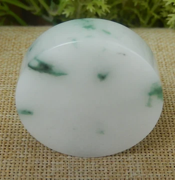 Myanmar Natural Type-A Jadeite Raw Stone Semi-Clear Material, Rough Jade Stone, Ice-Glutinous Species Floating Flower Bracelet Core Scraps V1240