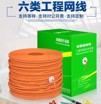 Household Ethernet Cable, Cat5e Gigabit Cat6 Dual Shielded Outdoor Broadband Monitoring Engineering POE Network Cable, 300 Meter Box