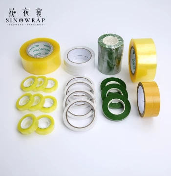 Huayishang Fresh Flower Packaging Transparent Tape, Floral Shop Supplies, Office Tape, Small Floral Double-Sided Tape