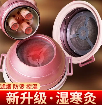 New Moxibustion Box: Portable Home Moxa Device for Abdominal Heat Therapy, All-in-One Moxa Pot with Mugwort