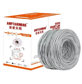 Pure Copper Ethernet Cable 300 Meters, Super Cat5 8-Core Network Cable, All-Copper G Computer Broadband Cable, Twisted Pair, Household High-Speed Network