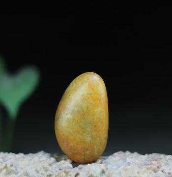 Xinjiang Hetian Jade 23.1g Gold-Sprinkled Skin White Jade Seed Material Raw Stone Pendant Jewelry Jade Seed Jade Original Seed Unique