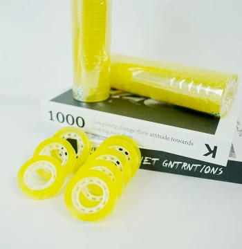 1cm Small Clear Invisible Tape for Wedding Cars: Floral Packaging Material, Floristry Tape, and Craft Adhesive