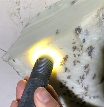 Luodian Jade Raw Material – White Stone, Mineral Jade Rough Stock, 20kg