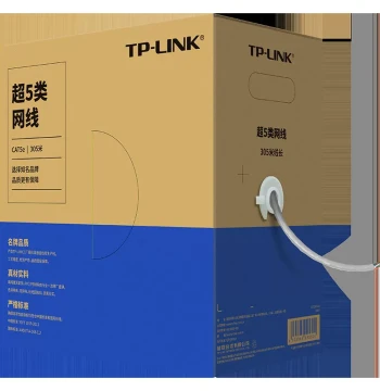 TL-EC5e-305A Cat5e Gigabit Ethernet Cable, High-Speed Broadband Surveillance PoE Network Cable, 305m Oxygen-Free Copper