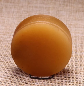 Yunnan Longling Natural Yellow Dragon Jade Bracelet Core, Offcuts, Rough Material, Raw Stone for Carving