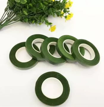 Green Tape Green Crepe Paper Tape Paper Rose Tape Mesh Flower Tape Pleated Paper Tape Floral Adhesive Cloth