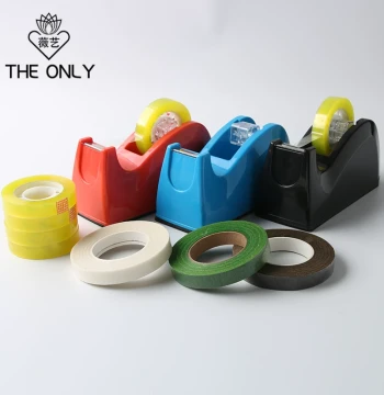 Weiyi Floral Tape Machine Transparent Base Tape for Florists Glass Adhesive Wide Sealing Tape for Fresh Flower Packaging