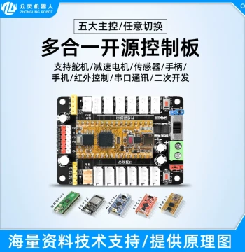Open Source Multi-in-One Servo Driver Board Controller Compatible with STM32 Arduino STC51 Microcontroller Development Board