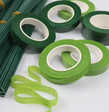Handmade Floral Green Tape Fruit Green Tape Crepe Paper Flower Making Flower Stem Twist Stick Flower DIY Materials Paper Art Tape