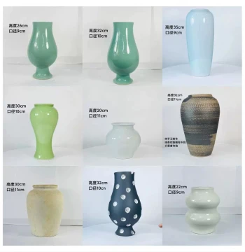 [Jingdezhen] Handmade Ceramic Vase - Light Up Your Home with Rare Shapes, Excellent Glaze, Leak-Proof