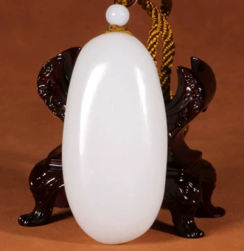 Xinjiang Hetian Jade Seed Raw Stone Hand Piece, Mutton Fat White Jade Hand Play Piece, Natural Hetian Jade Handheld Ornament