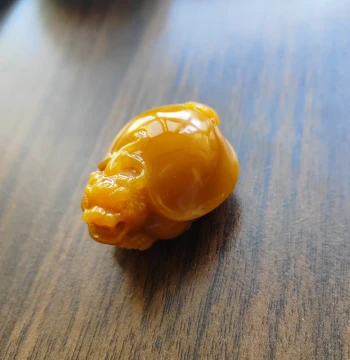 Certified Wealth-Attracting Genuine Huanglong Jade Turtle Pendant, Natural Raw Ore Jade Dragon-Turtle Hanging Ornament 48*37*30