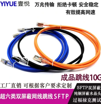 Cat6 Ethernet Cable (1m/2m/3m): Cat7 Dual-Shielded Gigabit Finished Network Patch Cable for Computers