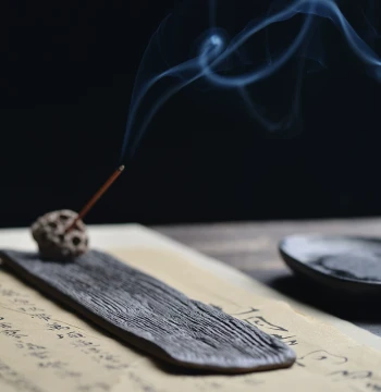 Handmade Ceramic Incense Burner Stick Holder, Tea Ceremony Decor, Zen Minimalist Sandalwood Agarwood Lotus Reclining Creative Incense Tray