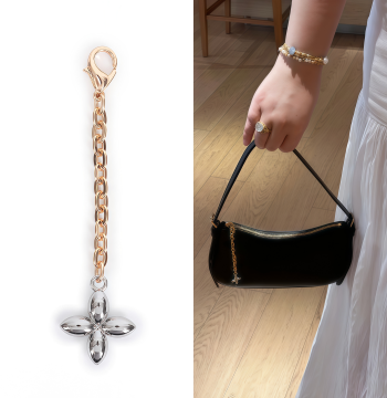 Zipper Pull Charm for LV Bags, Premium Copper Accessory