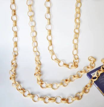 Bamboo Ring Chain DIY Material Kit: Woven Bamboo Decorative Hanging Ornaments, Kindergarten Environment Creation, Bamboo Curtain Rings, Handicrafts