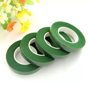 Paper Tape, Crepe Paper DIY Handmade Materials for Bouquets and Wreaths, Green Floral Tape, Rose Wire Flower Wrapping