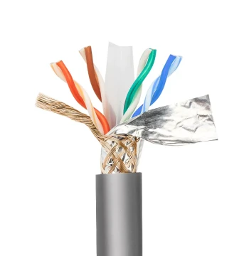 High-Speed Source Network Cable, Cat6 Double-Shielded Oxygen-Free Copper Finished Network Line, S Multi-Strand Formed Network Patch Cord