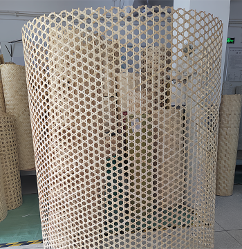 Hexagonal Hole Bamboo Weaving Hollow Bamboo Ceiling Decoration for Homestays Hotels Agritourism Decorative Materials Hand Woven