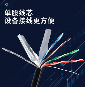 Cat5e Pre-made Network Cable, Indoor Computer Patch Cord, CAT5E Router Broadband RJ45 Shielded Network Line