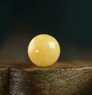 Price for 2 Pieces. Natural Yellow Dragon Jade Round Beads 8-13mm, Button Clasps for Cheongsam, Jade Bracelet DIY Accessories