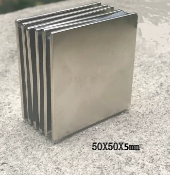 Strong Magnet F50*50*5mm Neodymium Iron Boron Magnet Steel, Powerful Rectangular Magnets 60X60X5mm, 70