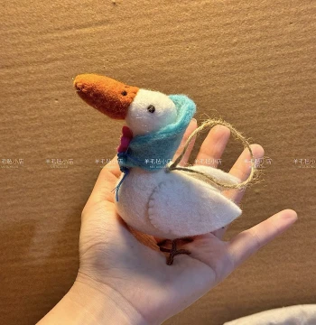 Nepal Imported Wool Felt Keychain - New Exquisite Pure Handmade Cute Animal Decoration