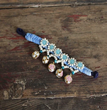Yunnan Dali Lijiang Handmade Tie-Dye Fabric Bracelets, Ethnic Style Specialty Handicraft Jewelry, Cultural Creative Gifts