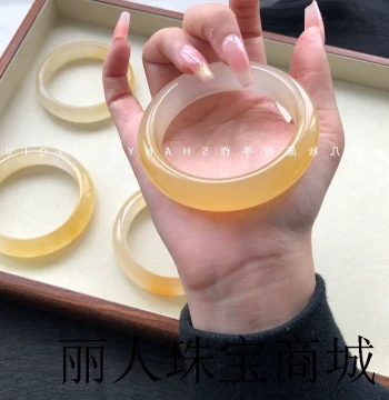 Huanglong Jade Bracelet Ice-Grade Jade Bangle Women Natural Jade Bracelet Yellow Jade Jadeite Yellow Feijin Silk Jade Yu Taicui