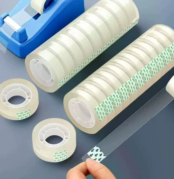 Transparent Tape for Stationery, Bouquets, Office Use, Packaging, Handmade Floral Arrangements, Student Small Rolls