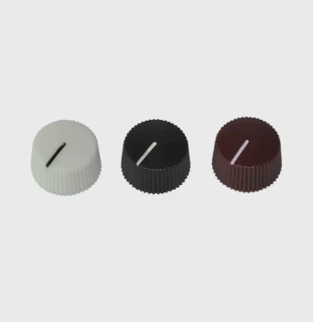 20-12mm Plastic Knob for Tube Amplifier Potentiometer Switch Cap, Guitar Volume Control Round Knob