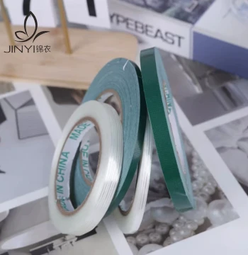 Floral Tape Green Cloth Tape, Transparent Tape for Fresh Flower Fixation, Florist Bouquet Wrapping Material, Fabric-Based Tape