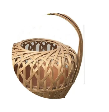 Guangxi Nostalgic Ancient Heating Fire Basket Bamboo Cage, Charcoal Warming Basket, Hand-Woven Bamboo Craft for Weddings