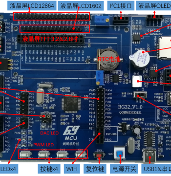 Binge Microcontroller 32 Development Board, STM32 Development Board, STM32 Learning Board